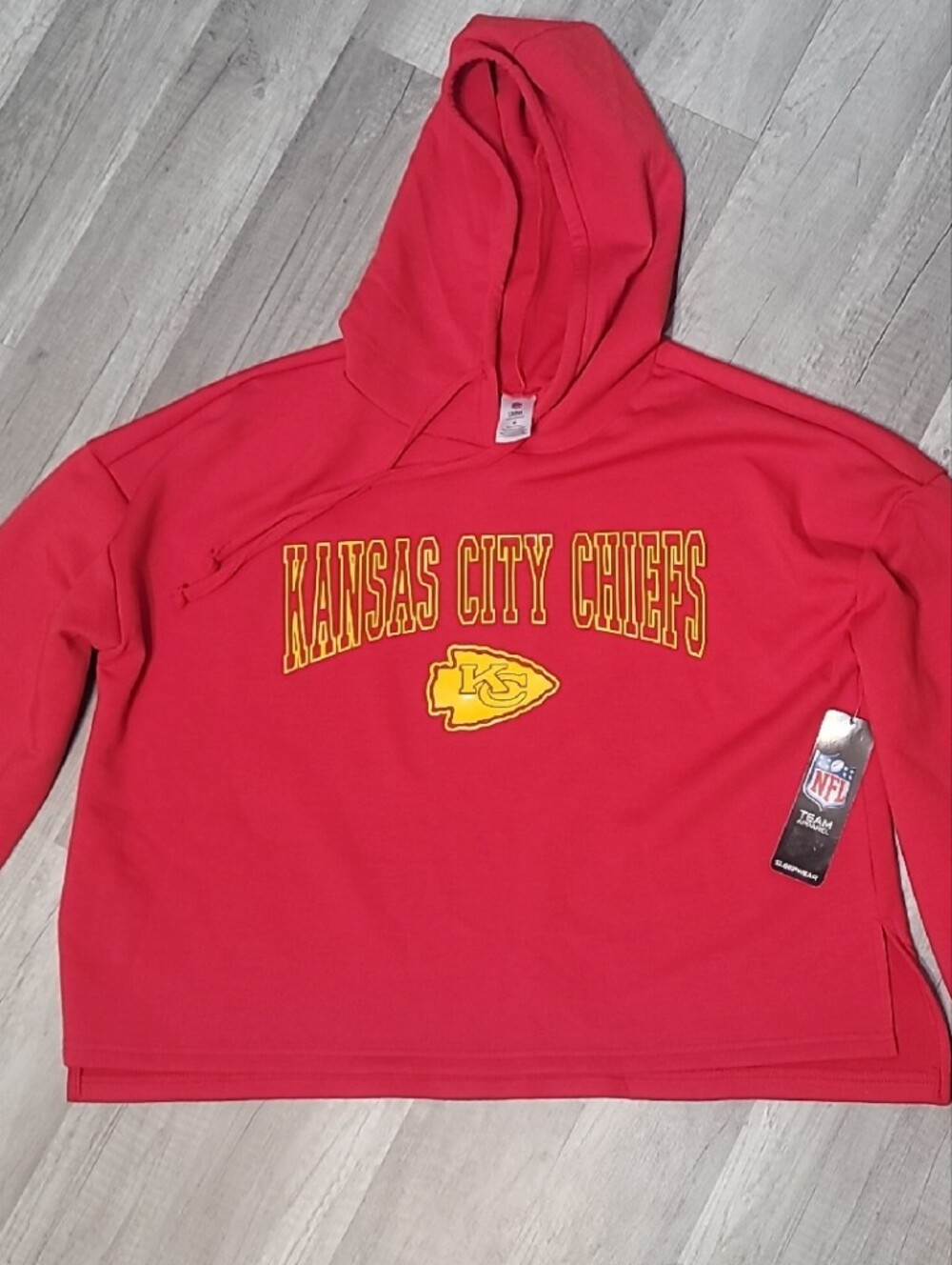 NFL Red Hooded Kansas City Chiefs Woman's Sleepwear
